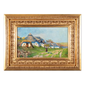 FRANTISEK PECINKA (Czech / Bohemian 1869 - 1917) - Motif from Slovakia