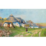 FRANTISEK PECINKA (Czech / Bohemian 1869 - 1917) - Motif from Slovakia