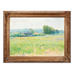 STANISLAV LOLEK (ceco/boemo 1873 - 1936) - Paesaggio estivo