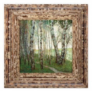 ALOIS KALVODA (Czech / Bohemian 1875 - 1934) - Birch grove