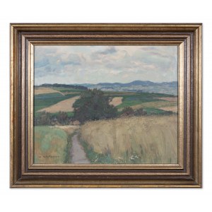 ALOIS KALVODA (ceco / boemo 1875 - 1934) - Veduta di paesaggio