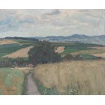 ALOIS KALVODA (ceco / boemo 1875 - 1934) - Veduta di paesaggio