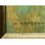 ALOIS KALVODA (ceco / boemo 1875 - 1934) - Veduta di paesaggio