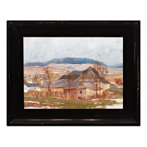 JOSEF JAMBOR (Czech / Bohemian 1887 - 1964) - Early Spring