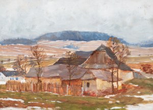 JOSEF JAMBOR (Czech / Bohemian 1887 - 1964) - Early Spring