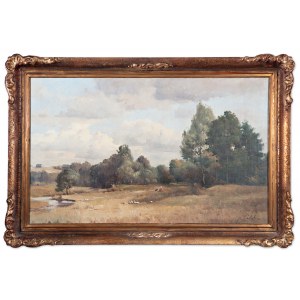 JOSEF PROCHAZKA (Czech / Bohemian 1909 - 1984) - Landscape with a stream
