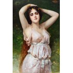 NATHANIEL SICHEL (Germany / German 1843 - 1907) - The girl from Tanagra