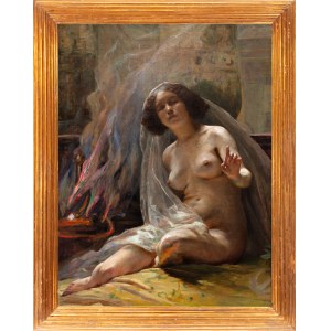 PITTORE DEL PRIMO SECOLO - Nell'harem (formato grande)