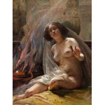 PITTORE DEL PRIMO SECOLO - Nell'harem (formato grande)