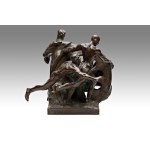 LADISLAV SALOUN (Czech / Bohemian 1870 - 1946) - Wheel of Fate - Wheel of Life (Work II)
