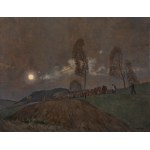 RUDOLF QUITTNER (Czech / Bohemian / Austrian 1872 - 1910) - Procession (large format)