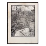 FRANTISEK KOBLIHA (Czech / Bohemian 1877 - 1962) - From Hradcany