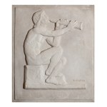 BOHUMIL KAFKA (Czech / Bohemian 1878 - 1942) - Pastorals - proposal for a plaque P.F. 1912 Franta Anyz