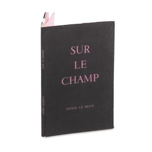 ANNIE LE BRUN (Francie / French 1942) - Sur le champ