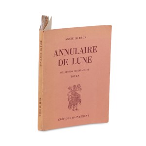 ANNIE LE BRUN (France / French 1920 - 2015) - Annulaire de Lune