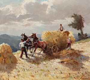 JOSEF SVOBODA (Czech / Bohemian 1901 - 1945) - Harvest