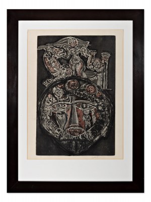 JOSEF LIESLER (Czech / Bohemian 1912 - 2005) - Antique motif