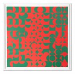 ZDENEK SYKORA (Czech / Bohemian 1920 - 2011) - Red - green structure