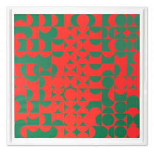 ZDENEK SYKORA (Czech / Bohemian 1920 - 2011) - Red - green structure
