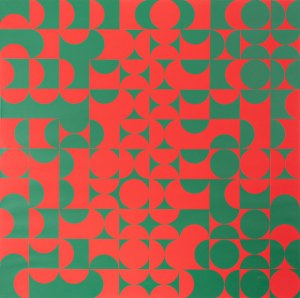 ZDENEK SYKORA (Czech / Bohemian 1920 - 2011) - Red - green structure