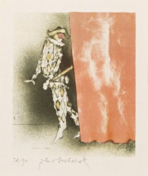 VLADIMIR SUCHANEK (Czech / Bohemian 1933 - 2021) - Pierrot