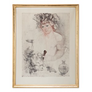 JIRI ANDERLE (Czech / Bohemian 1936) - Bacchus (after Carravagio)