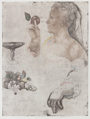 JIRI ANDERLE (Czech / Bohemian 1936) - Taste - from the cycle Senses (Variations on the theme of Goltzius)