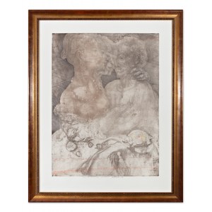 JIRI ANDERLE (Czech / Bohemian 1936) - Touch - from the cycle Senses (Variations on the theme of Goltzius)