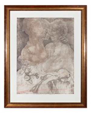 JIRI ANDERLE (Czech / Bohemian 1936) - Touch - from the cycle Senses (Variations on the theme of Goltzius)