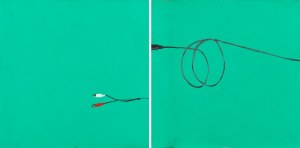 Wilhelm Sasnal (ur. 1972, Tarnów), Bez tytułu (dyptyk), 1999