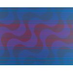 Julian Stanczak (1928 Borownica - 2017 Seven Hills, Ohio), Solemn Wave.