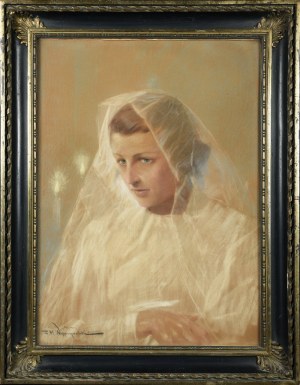 Feliks Michał WYGRZYWALSKI (1875-1944), Na mszy