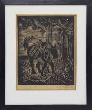 Józef RATZKI, XIX / XX w., Para grafik