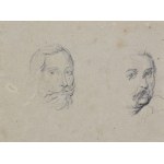 Piotr MICHAŁOWSKI (1800-1855), Szkice postaci - dwa rysunki