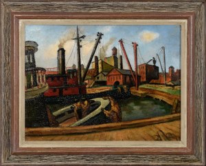 Mieczysław OLEY [OLEJ] (1898-1978), Nowy Jork - Port