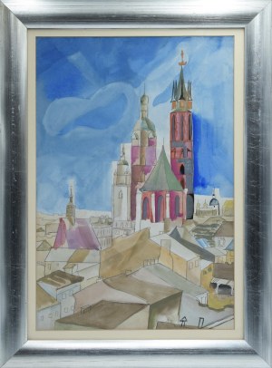 Janusz Maria BRZESKI (1907-1957), Dachy Krakowa