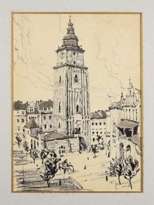 Franciszek JAŹWIECKI (1900-1946), Ratusz w Krakowie