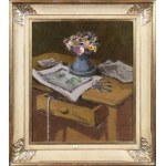 Robert PIKELNY (1904-1986), Kwiaty w wazonie i klucze