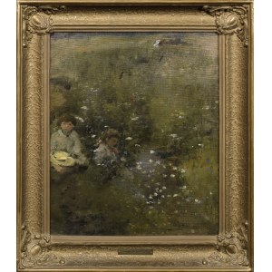 Kazimierz Teofil POCHWALSKI (1855-1940), Children in the Garden