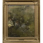 Kazimierz Teofil POCHWALSKI (1855-1940), Dzieci w ogrodzie