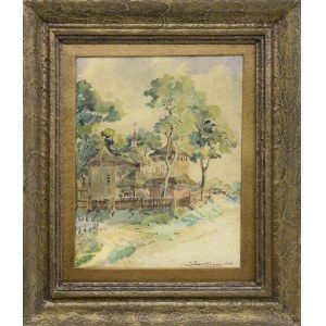 Julia SMOLKOWNA, 1. polovica 20. storočia, valašská obec - pravoslávny chrám z okolia Bolechowa, 1918