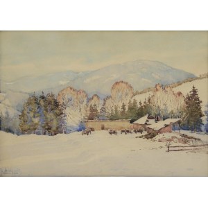 Józef SEREDYŃSKI (1888-1954), Rabka zima, 1944