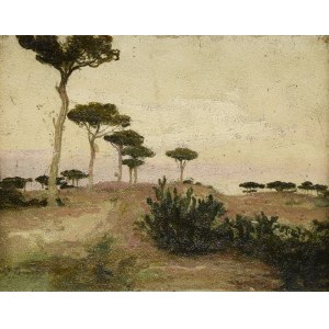 Iwan TRUSZ (1869-1940), Pejzaż z piniami
