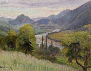 Juliusz CZECHOWICZ (1894-1974), Zakole rzeki, 1932