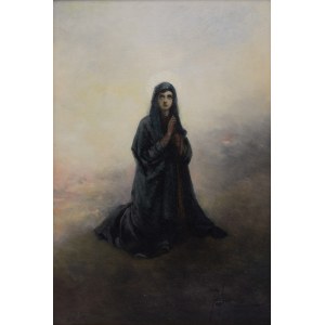 Piotr STACHIEWICZ (1858-1938), Madonna - modlitwa, 1884