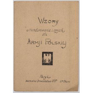 WZORY UMUNDUROWANIA I OZNAK DLA ARMJI POLSKIEJ, 1939
