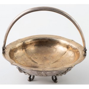 PATERA NA OWOCE, Rosja, Petersburg, Karl Nikols i Plinke, 1855