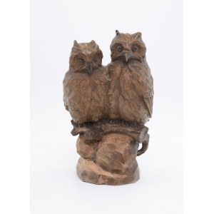 IMPERIAL AMPHORA, pottery and porcelain factory in Turn -Teplitz, Two Owls