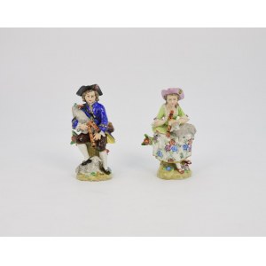 VEB Sitzendorfer Porzellanmanufaktur (founded 1850), A pair of musical shepherds