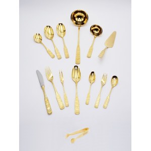 SOLINGEN, Cutlery set for 6 people and table centerpiece (40 pieces total)